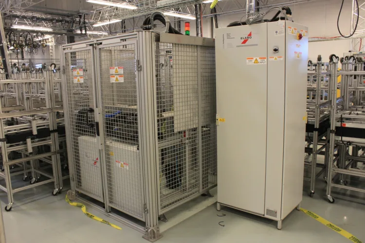 Photo #6 of SOLAR INVERTER MANUFACTURING FACILITY, HUGE 2-DAY ONLINE AUCTION, DAY  1 - FEATURING: ELABO SAFETY TEST SYSTEMS, LARGE QUANTITY OF TEST & MEASUREMENT EQUIPMENT, 200+ ALUMINUM CARTS W/ RF ID TAG SYSTEM, 3M-MATIC CASE SEALERS, (2) RAYMOND SWING REACH TURRET
