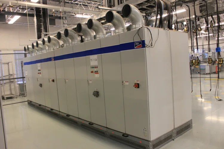 Photo #11 of SOLAR INVERTER MANUFACTURING FACILITY, HUGE 2-DAY ONLINE AUCTION, DAY  1 - FEATURING: ELABO SAFETY TEST SYSTEMS, LARGE QUANTITY OF TEST & MEASUREMENT EQUIPMENT, 200+ ALUMINUM CARTS W/ RF ID TAG SYSTEM, 3M-MATIC CASE SEALERS, (2) RAYMOND SWING REACH TURRET