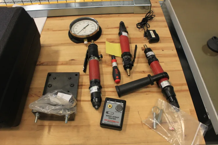 Photo #34 of SOLAR INVERTER MANUFACTURING FACILITY, HUGE 2-DAY ONLINE AUCTION, DAY  1 - FEATURING: ELABO SAFETY TEST SYSTEMS, LARGE QUANTITY OF TEST & MEASUREMENT EQUIPMENT, 200+ ALUMINUM CARTS W/ RF ID TAG SYSTEM, 3M-MATIC CASE SEALERS, (2) RAYMOND SWING REACH TURRET
