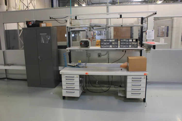 Photo #49 of SOLAR INVERTER MANUFACTURING FACILITY, HUGE 2-DAY ONLINE AUCTION, DAY  1 - FEATURING: ELABO SAFETY TEST SYSTEMS, LARGE QUANTITY OF TEST & MEASUREMENT EQUIPMENT, 200+ ALUMINUM CARTS W/ RF ID TAG SYSTEM, 3M-MATIC CASE SEALERS, (2) RAYMOND SWING REACH TURRET