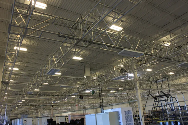 Photo #5 of SOLAR INVERTER MANUFACTURING FACILITY, HUGE 2-DAY ONLINE AUCTION, DAY 2 - FEATURING: AN OVERHEAD ALUMINUM TRUSS SYSTEM W/ LED LIGHT SETUP, STATE-OF-THE-ART ENVIRONMENTAL TEST CHAMBERS, BRIDGE CRANE SYSTEM W/ (2) 20 TON WAZEE CRANES & (4) 10 TON SHAW-BOX