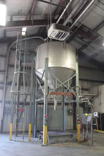 Photo #26 of INVISTA - SHORT NOTICE AUCTION FEATURING PRODUCTION PACKAGING EQUIPMENT, TANK FARM INCLUDING 7 STAINLESS STEEL VERTICAL TANKS, STORAGE SILOS, EXTRUDERS & BALER