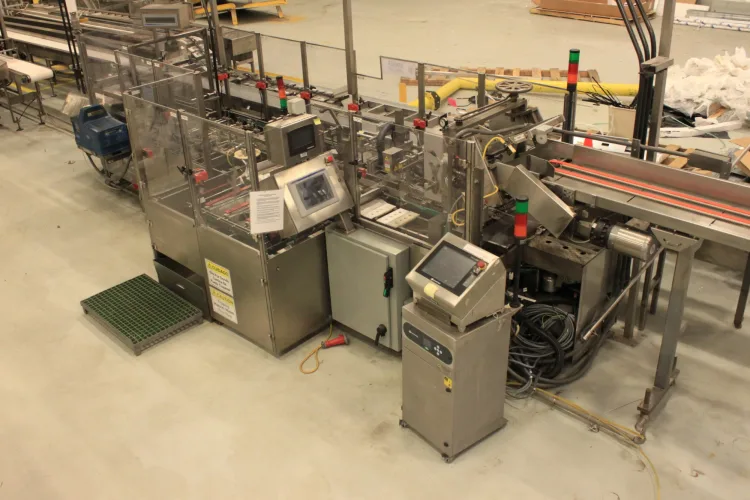Photo #11 of NESTLE'S HOT POCKET FACILITY LOCATED IN CHATSWORTH, CA -- FEATURING: (2) CPM WOLVERINE 4-ZONE AIR IMPINGEMENT OVENS, (5) VEMAG EXTRUDERS, (3) THIELE SERIES 60 CARTONERS, (3) DOUGLAS CASE PACKERS, GROTE SLICERS, SHEETERS, INGREDIENT APPLICATORS,