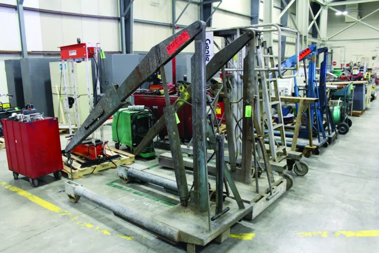 Photo #12 of INVISTA - OVER 1,500 LOTS OF SUPPORT EQUIPMENT! INCLUDING MOBILE CRANES, CONSTRUCTION EQUIPMENT, FORK TRUCKS, MANLIFTS, OVER 250 VIDMAR CABINETS & MORE