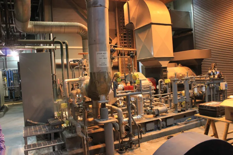 Photo #44 of WASATCH INTEGRATED WASTE MANAGEMENT DISTRICT, FEATURING THE COMPLETE CONTENTS FROM AN ENERGY RECOVERY FACILITY: $1 MILLION IN NEW/USED MOTORS, ELECTRICS, SPARES & STORES, CAT 3500 GENERATOR, TURBODYNE 1,600 KW TURBINE GENERATOR, AIR COMPRESSORS, FLY ASH