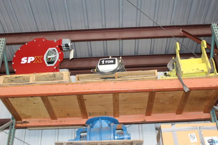 Photo #52 of WASATCH INTEGRATED WASTE MANAGEMENT DISTRICT, FEATURING THE COMPLETE CONTENTS FROM AN ENERGY RECOVERY FACILITY: $1 MILLION IN NEW/USED MOTORS, ELECTRICS, SPARES & STORES, CAT 3500 GENERATOR, TURBODYNE 1,600 KW TURBINE GENERATOR, AIR COMPRESSORS, FLY ASH