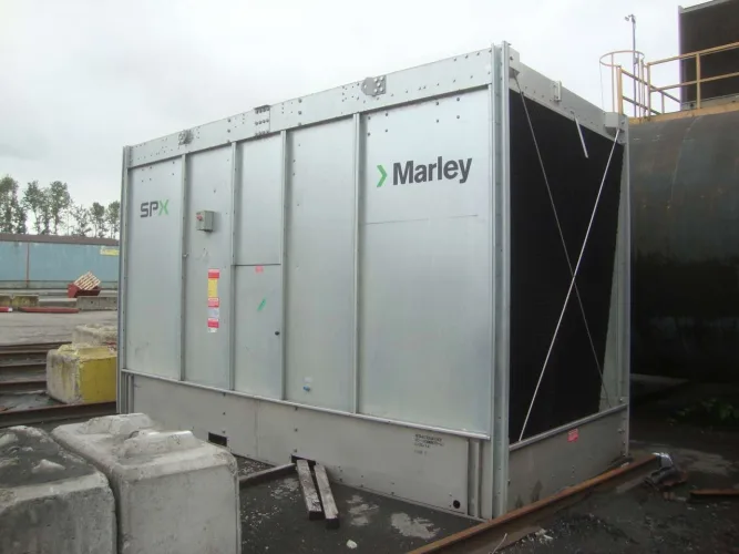 Photo #6 of FORMER ASSETS OF ESCO LIMITED FOUNDRY, FEATURING: OVERHEAD CRANES, DUST COLLECTORS, CHARGE BUCKETS, LADLES, MAGNETS, POWER HAMMER, WELDERS & MAINTENANCE EQUIPMENT, LARGE QTY OF SPARES/STORES, OLYMPUS INNOV X HANDHELD SPECTROMETER, SPX MARLEY COOLING TOWER