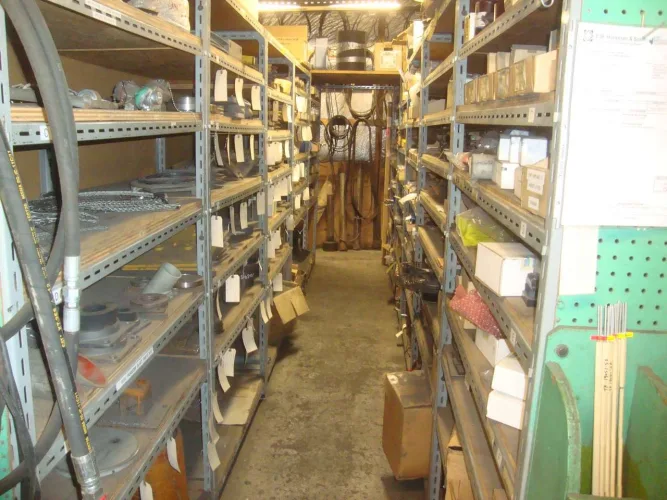 Photo #53 of FORMER ASSETS OF ESCO LIMITED FOUNDRY, FEATURING: OVERHEAD CRANES, DUST COLLECTORS, CHARGE BUCKETS, LADLES, MAGNETS, POWER HAMMER, WELDERS & MAINTENANCE EQUIPMENT, LARGE QTY OF SPARES/STORES, OLYMPUS INNOV X HANDHELD SPECTROMETER, SPX MARLEY COOLING TOWER