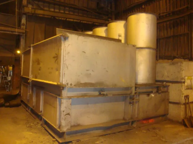 Photo #69 of FORMER ASSETS OF ESCO LIMITED FOUNDRY, FEATURING: OVERHEAD CRANES, DUST COLLECTORS, CHARGE BUCKETS, LADLES, MAGNETS, POWER HAMMER, WELDERS & MAINTENANCE EQUIPMENT, LARGE QTY OF SPARES/STORES, OLYMPUS INNOV X HANDHELD SPECTROMETER, SPX MARLEY COOLING TOWER
