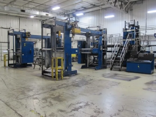 Photo #69 of FORMER ASSETS OF GANNETT PUBLISHING SERVICES, 2-LOCATIONS IN WISCONSIN, INCLUDING: KOMORI SHEET FED PRINTING PRESSES, TENSOR OPEN WEB PRESS, AGFA CTP SYSTEMS, QUIPP STACKERS, MULLER INSERTERS, GAMMLER STACKERS, AIR COMPRESSORS, FORKLFITS, MATERIAL