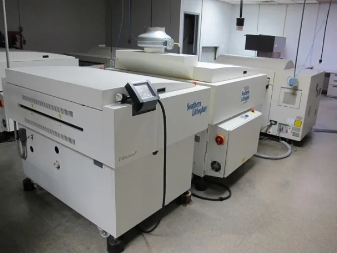 Photo #100 of FORMER ASSETS OF GANNETT PUBLISHING SERVICES, 2-LOCATIONS IN WISCONSIN, INCLUDING: KOMORI SHEET FED PRINTING PRESSES, TENSOR OPEN WEB PRESS, AGFA CTP SYSTEMS, QUIPP STACKERS, MULLER INSERTERS, GAMMLER STACKERS, AIR COMPRESSORS, FORKLFITS, MATERIAL