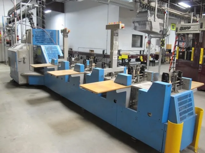 Photo #113 of FORMER ASSETS OF GANNETT PUBLISHING SERVICES, 2-LOCATIONS IN WISCONSIN, INCLUDING: KOMORI SHEET FED PRINTING PRESSES, TENSOR OPEN WEB PRESS, AGFA CTP SYSTEMS, QUIPP STACKERS, MULLER INSERTERS, GAMMLER STACKERS, AIR COMPRESSORS, FORKLFITS, MATERIAL