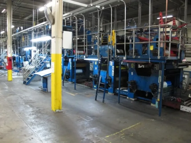 Photo #12 of FORMER ASSETS OF GANNETT PUBLISHING SERVICES, INCLUDING: SAKURAI SHEET FED PRINTING PRESSES, AGFA CTP SYSTEMS, LARGE SELECTION OF QUIPP STACKERS & BOTTOM WRAPPERS, INSERTERS, VARIABLE DATA PRINT LINES, BINDERY EQUIPMENT, COMPLETE MAINTENANCE/TOOLROOM