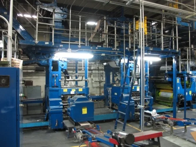 Photo #15 of FORMER ASSETS OF GANNETT PUBLISHING SERVICES, INCLUDING: SAKURAI SHEET FED PRINTING PRESSES, AGFA CTP SYSTEMS, LARGE SELECTION OF QUIPP STACKERS & BOTTOM WRAPPERS, INSERTERS, VARIABLE DATA PRINT LINES, BINDERY EQUIPMENT, COMPLETE MAINTENANCE/TOOLROOM