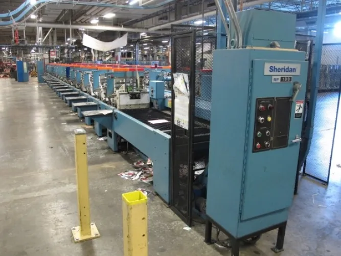 Photo #66 of FORMER ASSETS OF GANNETT PUBLISHING SERVICES, INCLUDING: SAKURAI SHEET FED PRINTING PRESSES, AGFA CTP SYSTEMS, LARGE SELECTION OF QUIPP STACKERS & BOTTOM WRAPPERS, INSERTERS, VARIABLE DATA PRINT LINES, BINDERY EQUIPMENT, COMPLETE MAINTENANCE/TOOLROOM