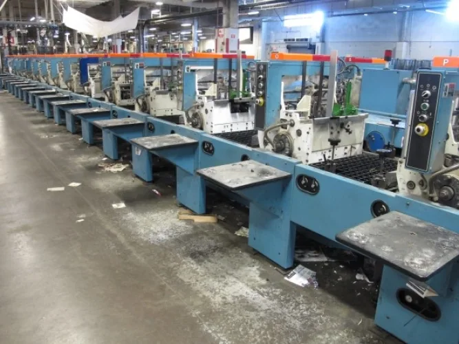 Photo #67 of FORMER ASSETS OF GANNETT PUBLISHING SERVICES, INCLUDING: SAKURAI SHEET FED PRINTING PRESSES, AGFA CTP SYSTEMS, LARGE SELECTION OF QUIPP STACKERS & BOTTOM WRAPPERS, INSERTERS, VARIABLE DATA PRINT LINES, BINDERY EQUIPMENT, COMPLETE MAINTENANCE/TOOLROOM