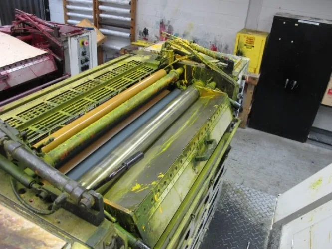 Photo #117 of FORMER ASSETS OF GANNETT PUBLISHING SERVICES, INCLUDING: SAKURAI SHEET FED PRINTING PRESSES, AGFA CTP SYSTEMS, LARGE SELECTION OF QUIPP STACKERS & BOTTOM WRAPPERS, INSERTERS, VARIABLE DATA PRINT LINES, BINDERY EQUIPMENT, COMPLETE MAINTENANCE/TOOLROOM