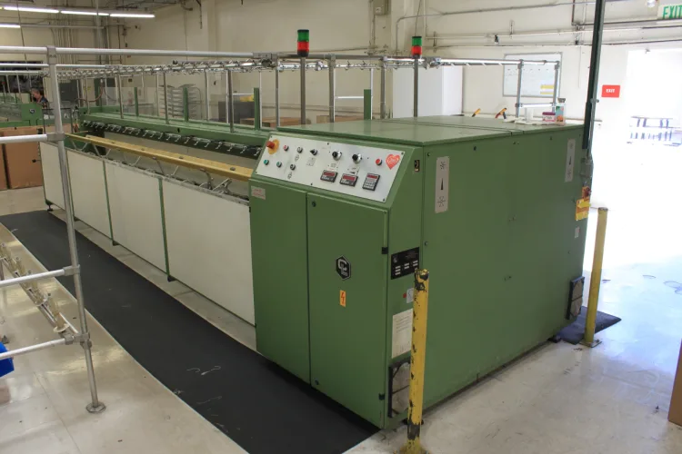 Photo #9 of SURPLUS TO THE ONGOING OPERATIONS OF A HIGH-END KNITWEAR COMPANY, LEZZENI  & SAURER-ALLMAN TWISTING MACHINES, FADIS & KOMACH HANK TO CONE WINDERS, CROON + LUCKE REELING MACHINES, (2007) OFFICINE MINNETTI HYDRO EXTRACTOR, EXACTA FORMULA 1 LINKING MACHINES,
