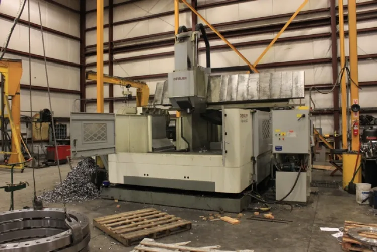Photo #4 of PACIFIC COAST FLANGE - CNC MACHINING & FABRICATION FACILITY, FEATURING: O-M LTD., BETTS, KING & W&B VERTICAL BORING MILLS, CHEVALIER & HAAS VMC'S, FEMCO CNC LATHE, HASS GANTRY MILL RADIAL ARM DRILLS, WELDING EQUIPMENT, COMPRESSORS, ROLLING STOCK &