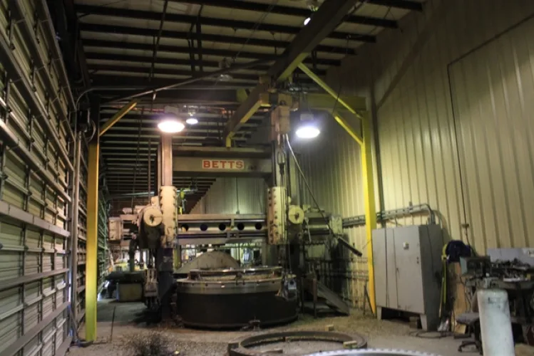 Photo #12 of PACIFIC COAST FLANGE - CNC MACHINING & FABRICATION FACILITY, FEATURING: O-M LTD., BETTS, KING & W&B VERTICAL BORING MILLS, CHEVALIER & HAAS VMC'S, FEMCO CNC LATHE, HASS GANTRY MILL RADIAL ARM DRILLS, WELDING EQUIPMENT, COMPRESSORS, ROLLING STOCK &