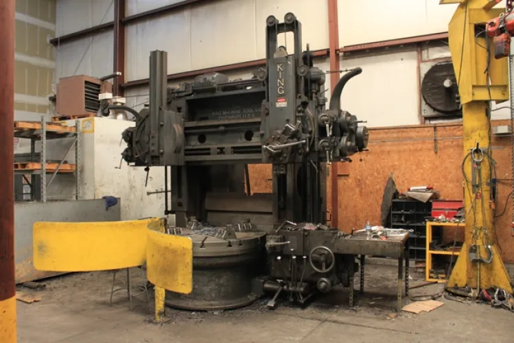 Photo #15 of PACIFIC COAST FLANGE - CNC MACHINING & FABRICATION FACILITY, FEATURING: O-M LTD., BETTS, KING & W&B VERTICAL BORING MILLS, CHEVALIER & HAAS VMC'S, FEMCO CNC LATHE, HASS GANTRY MILL RADIAL ARM DRILLS, WELDING EQUIPMENT, COMPRESSORS, ROLLING STOCK &