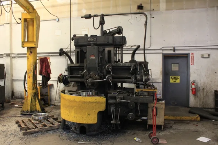 Photo #20 of PACIFIC COAST FLANGE - CNC MACHINING & FABRICATION FACILITY, FEATURING: O-M LTD., BETTS, KING & W&B VERTICAL BORING MILLS, CHEVALIER & HAAS VMC'S, FEMCO CNC LATHE, HASS GANTRY MILL RADIAL ARM DRILLS, WELDING EQUIPMENT, COMPRESSORS, ROLLING STOCK &