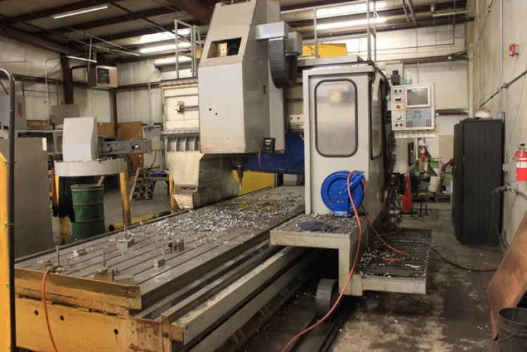 Photo #23 of PACIFIC COAST FLANGE - CNC MACHINING & FABRICATION FACILITY, FEATURING: O-M LTD., BETTS, KING & W&B VERTICAL BORING MILLS, CHEVALIER & HAAS VMC'S, FEMCO CNC LATHE, HASS GANTRY MILL RADIAL ARM DRILLS, WELDING EQUIPMENT, COMPRESSORS, ROLLING STOCK &
