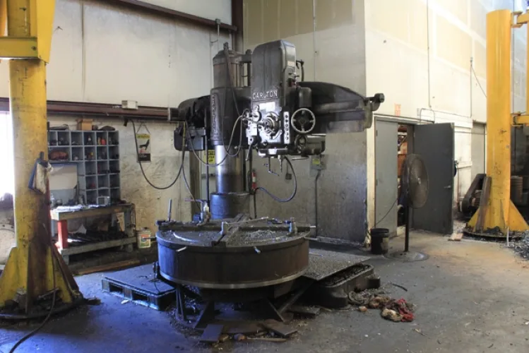 Photo #28 of PACIFIC COAST FLANGE - CNC MACHINING & FABRICATION FACILITY, FEATURING: O-M LTD., BETTS, KING & W&B VERTICAL BORING MILLS, CHEVALIER & HAAS VMC'S, FEMCO CNC LATHE, HASS GANTRY MILL RADIAL ARM DRILLS, WELDING EQUIPMENT, COMPRESSORS, ROLLING STOCK &