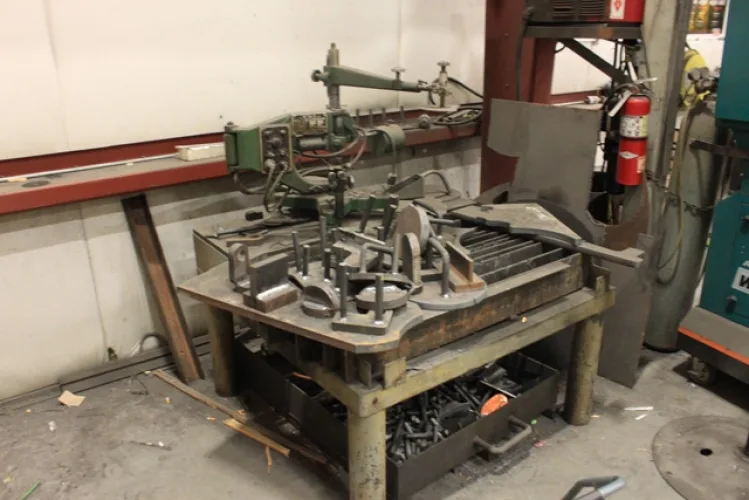 Photo #40 of PACIFIC COAST FLANGE - CNC MACHINING & FABRICATION FACILITY, FEATURING: O-M LTD., BETTS, KING & W&B VERTICAL BORING MILLS, CHEVALIER & HAAS VMC'S, FEMCO CNC LATHE, HASS GANTRY MILL RADIAL ARM DRILLS, WELDING EQUIPMENT, COMPRESSORS, ROLLING STOCK &