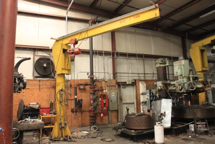 Photo #50 of PACIFIC COAST FLANGE - CNC MACHINING & FABRICATION FACILITY, FEATURING: O-M LTD., BETTS, KING & W&B VERTICAL BORING MILLS, CHEVALIER & HAAS VMC'S, FEMCO CNC LATHE, HASS GANTRY MILL RADIAL ARM DRILLS, WELDING EQUIPMENT, COMPRESSORS, ROLLING STOCK &