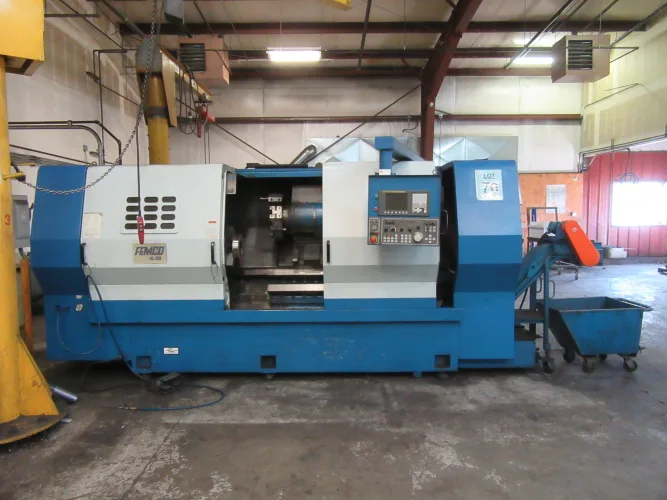 Photo #100 of PACIFIC COAST FLANGE - CNC MACHINING & FABRICATION FACILITY, FEATURING: O-M LTD., BETTS, KING & W&B VERTICAL BORING MILLS, CHEVALIER & HAAS VMC'S, FEMCO CNC LATHE, HASS GANTRY MILL RADIAL ARM DRILLS, WELDING EQUIPMENT, COMPRESSORS, ROLLING STOCK &