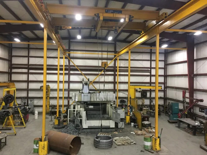 Photo #107 of PACIFIC COAST FLANGE - CNC MACHINING & FABRICATION FACILITY, FEATURING: O-M LTD., BETTS, KING & W&B VERTICAL BORING MILLS, CHEVALIER & HAAS VMC'S, FEMCO CNC LATHE, HASS GANTRY MILL RADIAL ARM DRILLS, WELDING EQUIPMENT, COMPRESSORS, ROLLING STOCK &
