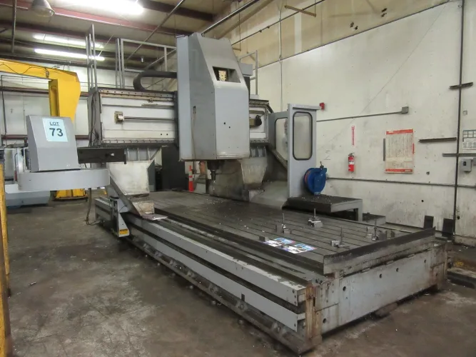 Photo #109 of PACIFIC COAST FLANGE - CNC MACHINING & FABRICATION FACILITY, FEATURING: O-M LTD., BETTS, KING & W&B VERTICAL BORING MILLS, CHEVALIER & HAAS VMC'S, FEMCO CNC LATHE, HASS GANTRY MILL RADIAL ARM DRILLS, WELDING EQUIPMENT, COMPRESSORS, ROLLING STOCK &