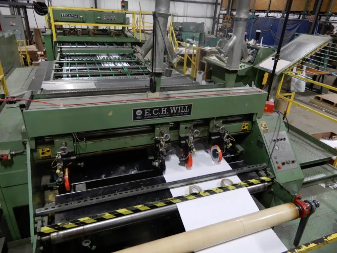 Photo #12 of U.S. PAPER CONVERTERS, INC. - MAJOR PAPER CONVERTING AUCTION, FEATURING: DUAL ROTARY KNIFE SHEETERS, SLITTER-REWINDERS, UNWIND STANDS, GUILLOTINE CUTTERS, BALERS, ROLL CLAMP TRUCKS, FORKLIFTS, MACHINE SHOP & MORE