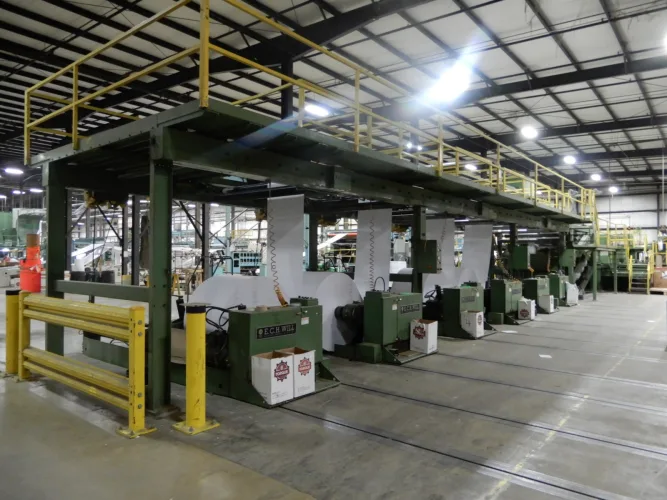 Photo #16 of U.S. PAPER CONVERTERS, INC. - MAJOR PAPER CONVERTING AUCTION, FEATURING: DUAL ROTARY KNIFE SHEETERS, SLITTER-REWINDERS, UNWIND STANDS, GUILLOTINE CUTTERS, BALERS, ROLL CLAMP TRUCKS, FORKLIFTS, MACHINE SHOP & MORE