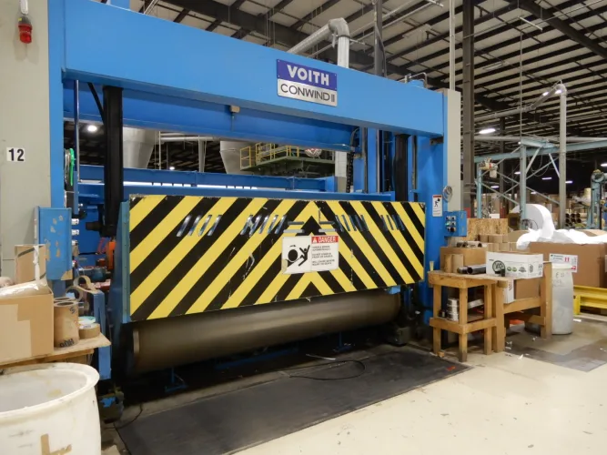 Photo #74 of U.S. PAPER CONVERTERS, INC. - MAJOR PAPER CONVERTING AUCTION, FEATURING: DUAL ROTARY KNIFE SHEETERS, SLITTER-REWINDERS, UNWIND STANDS, GUILLOTINE CUTTERS, BALERS, ROLL CLAMP TRUCKS, FORKLIFTS, MACHINE SHOP & MORE