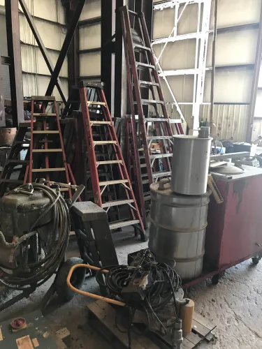 Photo #15 of PERMIANLIDE - FORMER TANK FABRICATION MFG FACILITY, FEATURING: (21) OVERHEAD CRANES FROM 1 TO 60-TONS, (4) 40-TON STRADDLE LIFTS, MOBILE CRANES TO 60-TON, (5) GREENHECK FUME EXTRACTORS, (6) GREENHECK GAS FIRED INDUCTION FURNACES, FABRICATION EQUIPMENT,