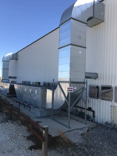 Photo #20 of PERMIANLIDE - FORMER TANK FABRICATION MFG FACILITY, FEATURING: (21) OVERHEAD CRANES FROM 1 TO 60-TONS, (4) 40-TON STRADDLE LIFTS, MOBILE CRANES TO 60-TON, (5) GREENHECK FUME EXTRACTORS, (6) GREENHECK GAS FIRED INDUCTION FURNACES, FABRICATION EQUIPMENT,
