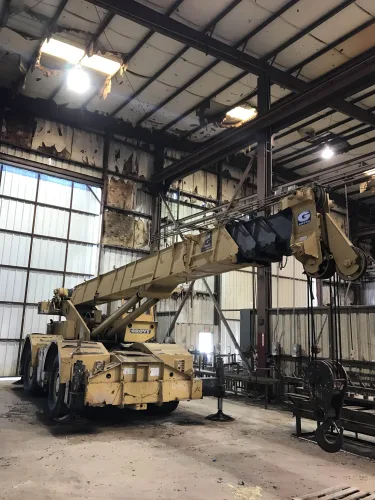 Photo #28 of PERMIANLIDE - FORMER TANK FABRICATION MFG FACILITY, FEATURING: (21) OVERHEAD CRANES FROM 1 TO 60-TONS, (4) 40-TON STRADDLE LIFTS, MOBILE CRANES TO 60-TON, (5) GREENHECK FUME EXTRACTORS, (6) GREENHECK GAS FIRED INDUCTION FURNACES, FABRICATION EQUIPMENT,
