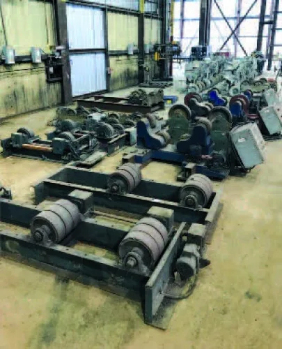 Photo #59 of PERMIANLIDE - FORMER TANK FABRICATION MFG FACILITY, FEATURING: (21) OVERHEAD CRANES FROM 1 TO 60-TONS, (4) 40-TON STRADDLE LIFTS, MOBILE CRANES TO 60-TON, (5) GREENHECK FUME EXTRACTORS, (6) GREENHECK GAS FIRED INDUCTION FURNACES, FABRICATION EQUIPMENT,
