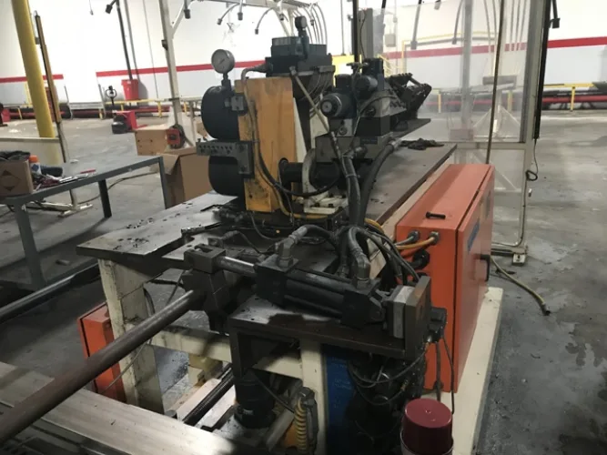 Photo #46 of NO LONGER REQUIRED IN THE CONTINUING OPERATIONS OF GOODMAN MANUFACTURING COMPANY, L.P., FEATURING: LATE MODEL BURR OAK SINGLE & DOUBLE EXPANDERS, BURR OAK PIN BENDERS, SUTHERLAND, KYORI HIDAKA, KOMATSU, FEDERAL, VERSON PACIFIC, ROUSSELLE, ADVANCE &
