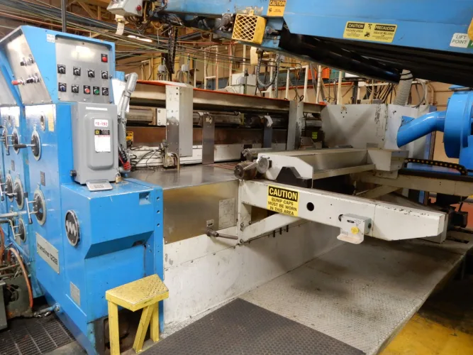 Photo #2 of CORRUGATED BOX PLANT AUCTION, FEATURING: 98"/87" CORRUGATOR, 50"X 110" MARTIN TRANSLINE 4-COLOR FLEXO FOLDER GLUER, 37"X 96" MARTIN MIDLINE 5-COLOR FLEXO FOLDER GLUER, 37"X 96" MARTIN MIDLINE 4-COLOR FLEXO