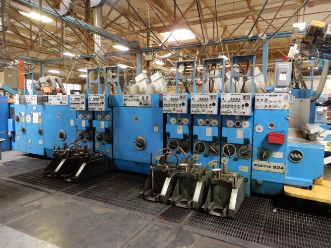 Photo #22 of CORRUGATED BOX PLANT AUCTION, FEATURING: 98"/87" CORRUGATOR, 50"X 110" MARTIN TRANSLINE 4-COLOR FLEXO FOLDER GLUER, 37"X 96" MARTIN MIDLINE 5-COLOR FLEXO FOLDER GLUER, 37"X 96" MARTIN MIDLINE 4-COLOR FLEXO