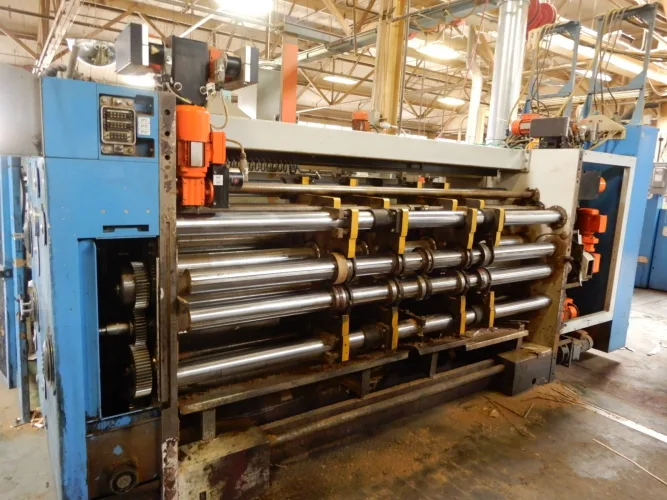 Photo #44 of CORRUGATED BOX PLANT AUCTION, FEATURING: 98"/87" CORRUGATOR, 50"X 110" MARTIN TRANSLINE 4-COLOR FLEXO FOLDER GLUER, 37"X 96" MARTIN MIDLINE 5-COLOR FLEXO FOLDER GLUER, 37"X 96" MARTIN MIDLINE 4-COLOR FLEXO