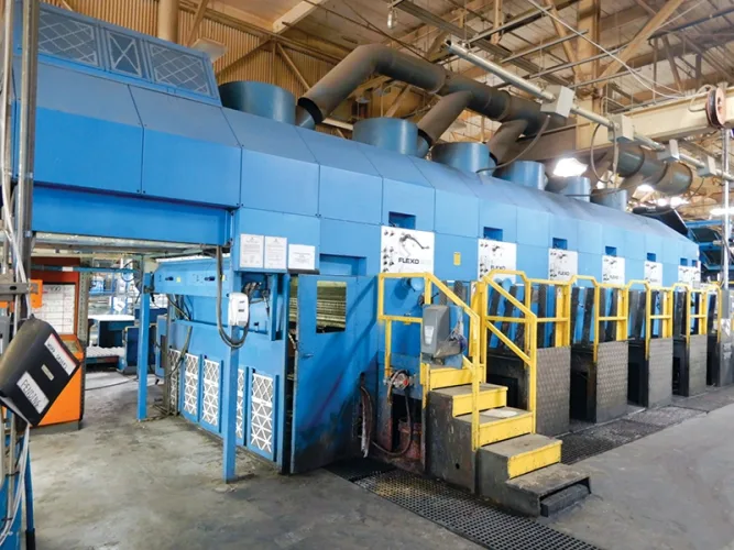 Photo #86 of CORRUGATED BOX PLANT AUCTION, FEATURING: 98"/87" CORRUGATOR, 50"X 110" MARTIN TRANSLINE 4-COLOR FLEXO FOLDER GLUER, 37"X 96" MARTIN MIDLINE 5-COLOR FLEXO FOLDER GLUER, 37"X 96" MARTIN MIDLINE 4-COLOR FLEXO