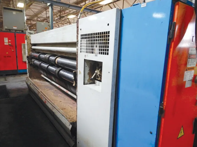 Photo #100 of CORRUGATED BOX PLANT AUCTION, FEATURING: 98"/87" CORRUGATOR, 50"X 110" MARTIN TRANSLINE 4-COLOR FLEXO FOLDER GLUER, 37"X 96" MARTIN MIDLINE 5-COLOR FLEXO FOLDER GLUER, 37"X 96" MARTIN MIDLINE 4-COLOR FLEXO