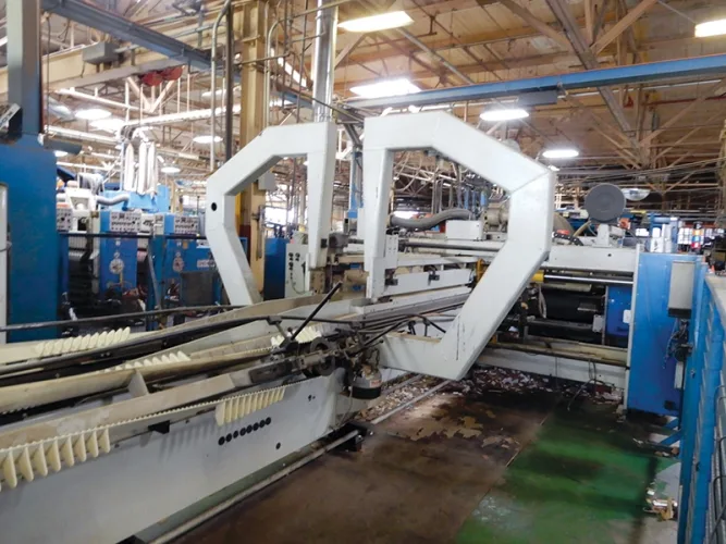 Photo #120 of CORRUGATED BOX PLANT AUCTION, FEATURING: 98"/87" CORRUGATOR, 50"X 110" MARTIN TRANSLINE 4-COLOR FLEXO FOLDER GLUER, 37"X 96" MARTIN MIDLINE 5-COLOR FLEXO FOLDER GLUER, 37"X 96" MARTIN MIDLINE 4-COLOR FLEXO