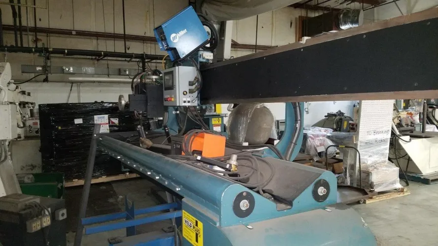 Photo #4 of FABRICATION MACHINERY SALE - AMADA, SUTHERLAND, CLEARING, NIAGARA & HTC PRESS BRAKES, AIRLINE WELD PLANISHER, BLUE VALLEY FLANGING MACHINE, JETLINE SEAM WELDER, TUBE, PIPE & BAR BENDERS, COIL REEL EQUIPMENT, CRANES, ROLLS, SHEARS, WELDERS & MORE