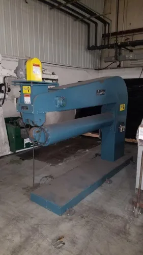 Photo #7 of FABRICATION MACHINERY SALE - AMADA, SUTHERLAND, CLEARING, NIAGARA & HTC PRESS BRAKES, AIRLINE WELD PLANISHER, BLUE VALLEY FLANGING MACHINE, JETLINE SEAM WELDER, TUBE, PIPE & BAR BENDERS, COIL REEL EQUIPMENT, CRANES, ROLLS, SHEARS, WELDERS & MORE