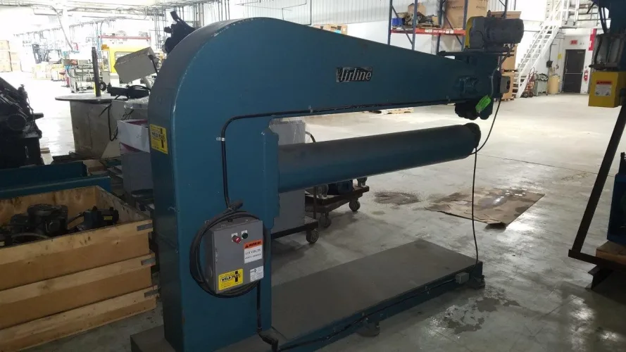 Photo #8 of FABRICATION MACHINERY SALE - AMADA, SUTHERLAND, CLEARING, NIAGARA & HTC PRESS BRAKES, AIRLINE WELD PLANISHER, BLUE VALLEY FLANGING MACHINE, JETLINE SEAM WELDER, TUBE, PIPE & BAR BENDERS, COIL REEL EQUIPMENT, CRANES, ROLLS, SHEARS, WELDERS & MORE